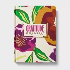Tabitha Brown for Target Gratitude Business Journal with floral graphic pattern